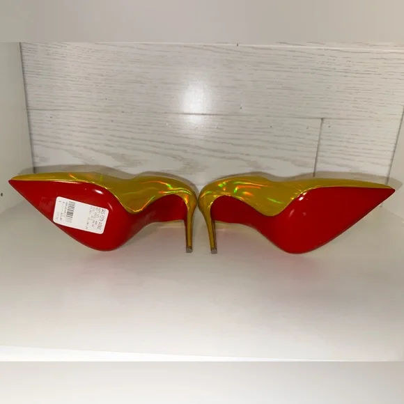 NEVER WORN Christian louboutin shoes in yellow size 36.5 (6 1/2us) - Picture 5 of 5